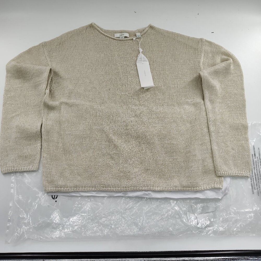 Vince Sweaters Linen Drop Shoulder Pullover    P#77